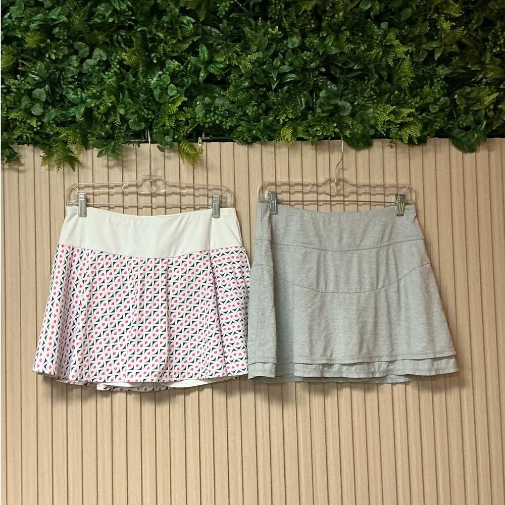 Kyodan UPF 50+ Wide Waist Flared Golf Skort 2-Piece Set Size M - Picture 2 of 10
